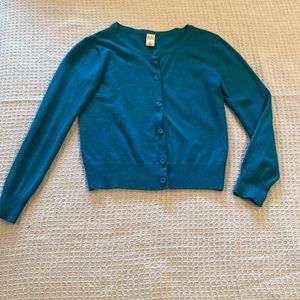 Harper Canyon Dark Teal Green Size 6 Kids Cardigan